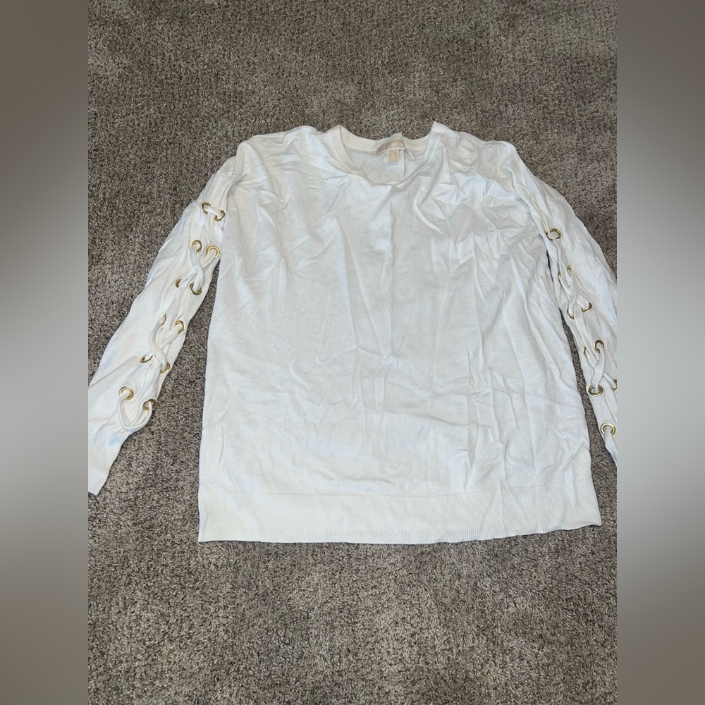 Michael Kors White Knit Sweater